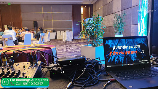 karaoke setup for corporates
