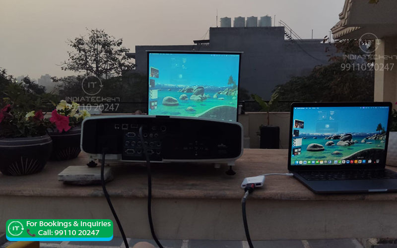 full hd projector with screen