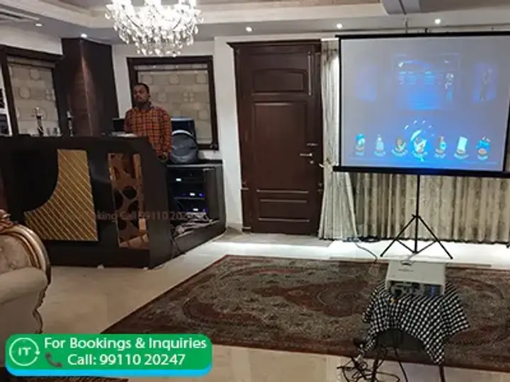 Karaoke machine on rent for a house party in Delhi NCR
