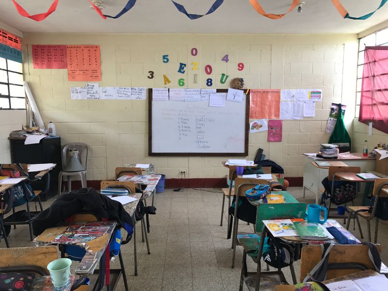 A classroom in Mexico