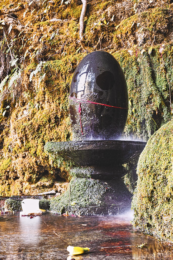 Shiv temple at Mossy Fall