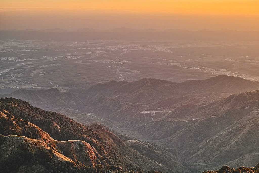 Dehradun and Doon valley from George Everest House