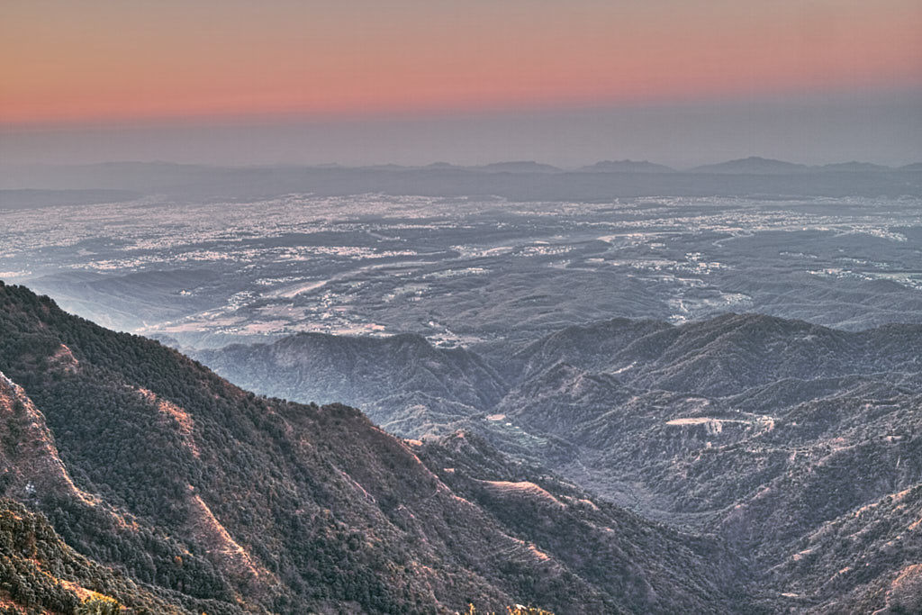 This sunset sums up the George Everest House to Tibetan Hill (Uttarakhand) trek