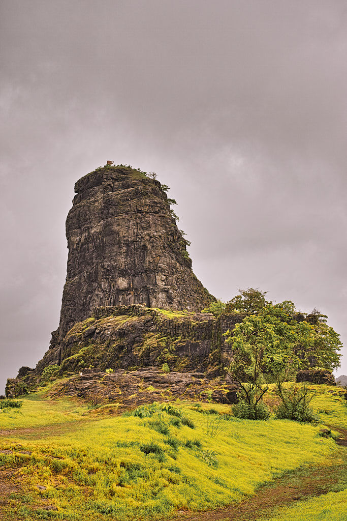 Karnala tower resembles a person making a rude gesture with his finger