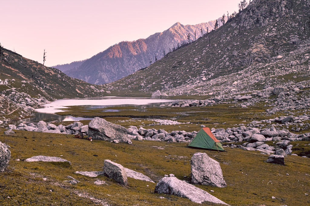 Camping at Kareri Lake