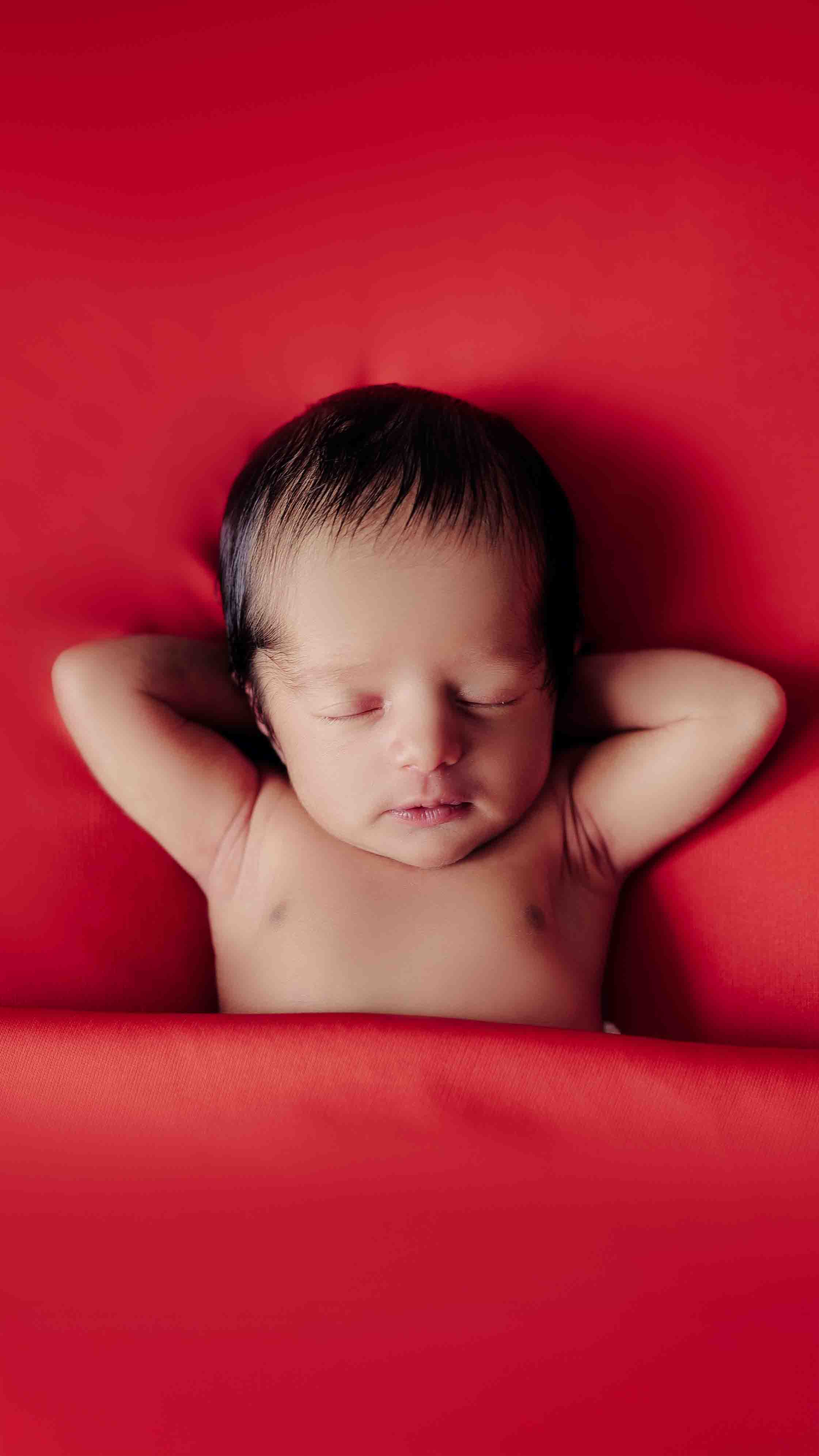 Newborn detail portrait
