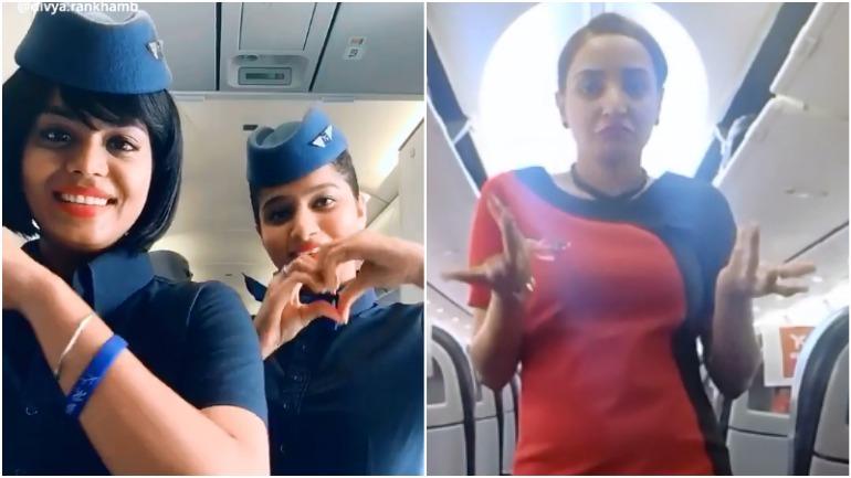 Air Hostesses are busy in TikTok Videos