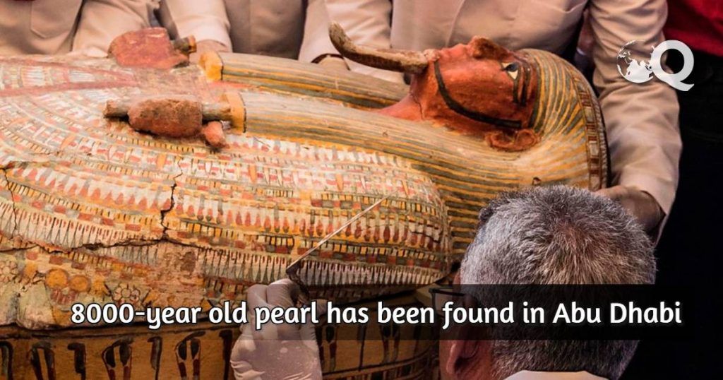 8000-year old pearl has been found in Abu Dhabi