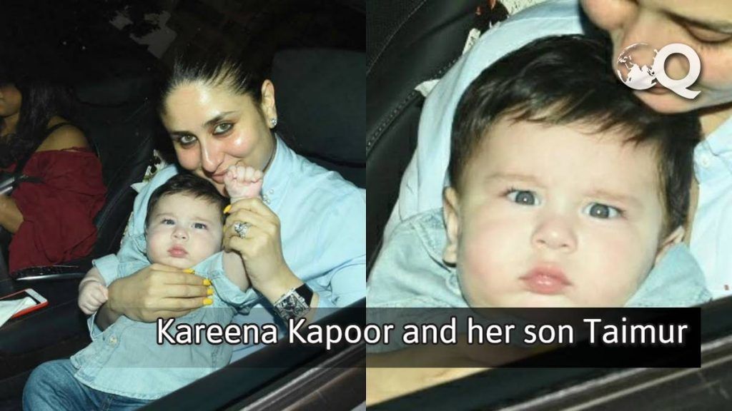 Kareena Kapoor and her son Taimur