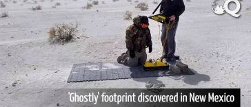 The 'ghostly' footprint discovered by using a special radar in New Mexico