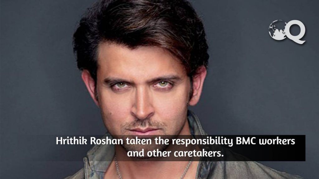 Hrithik Roshan takes responsibility of BMC workers