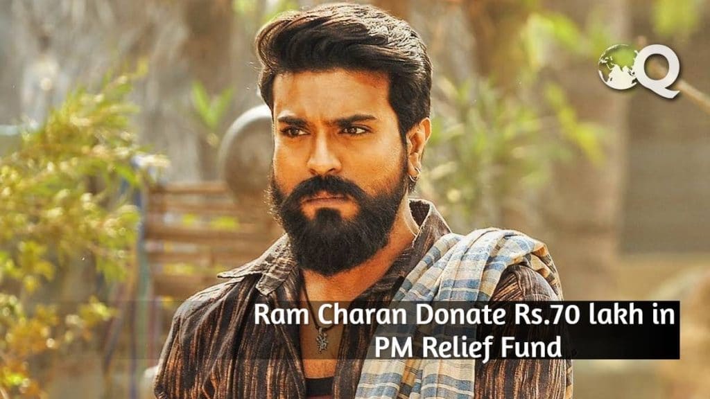 Ram Charan Donate Rs.70 lakh in PM Relief Fund