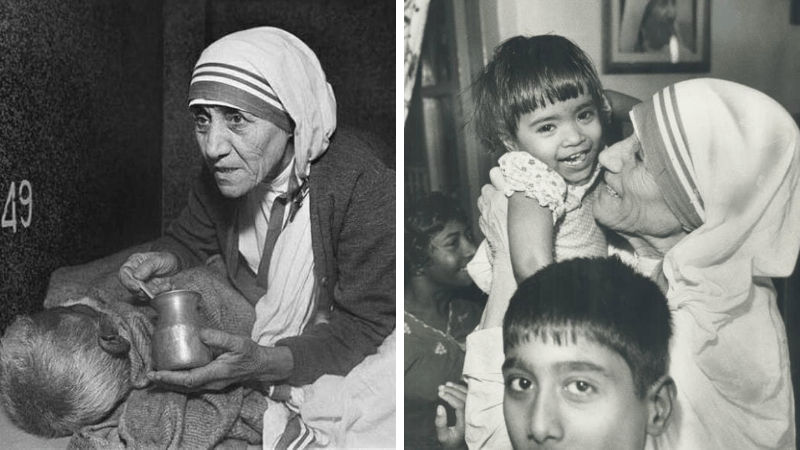 Mother Teresa with the poor