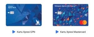 Kartu BCA GPN dan Mastercard Xpresi