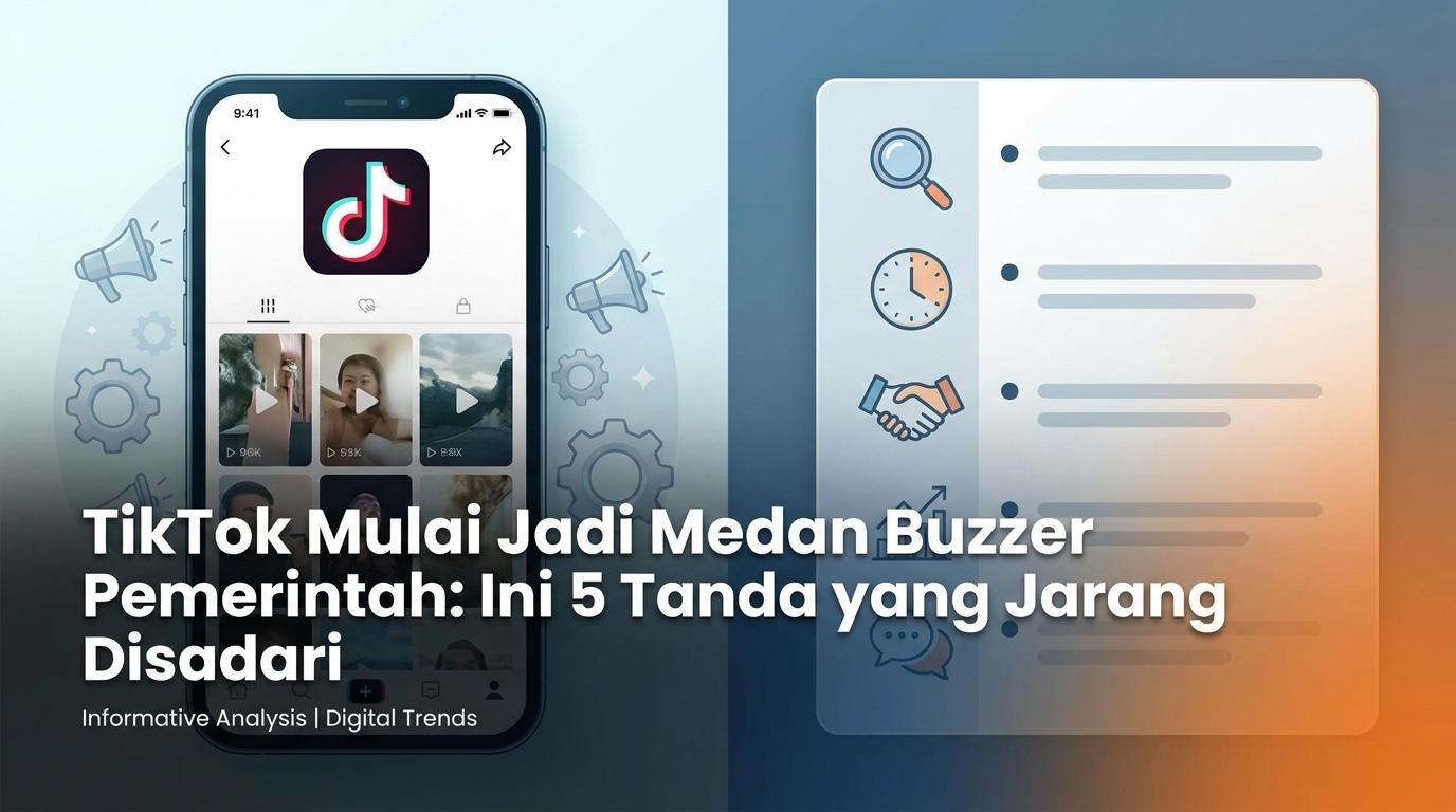 Tanda Buzzer Pemerintah TikTok Indonesia untuk Hasil Organik