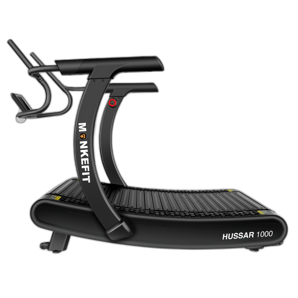 Curved Treadmill, tanpa listrik membakar kalori lebih besar