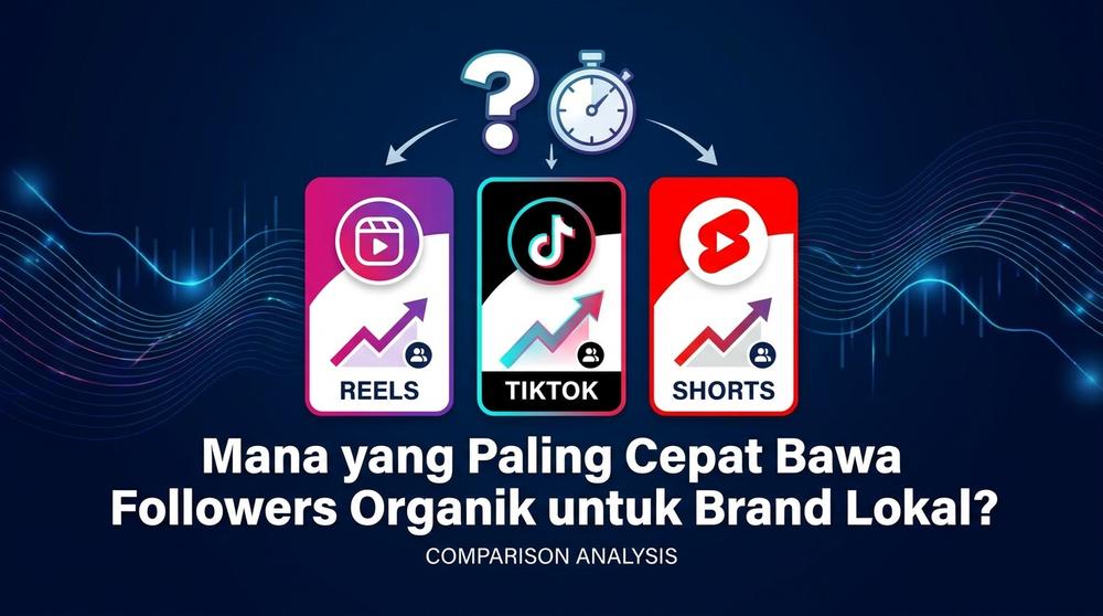 Reels vs TikTok vs Shorts: Mana yang Paling Cepat Bawa Followers Organ