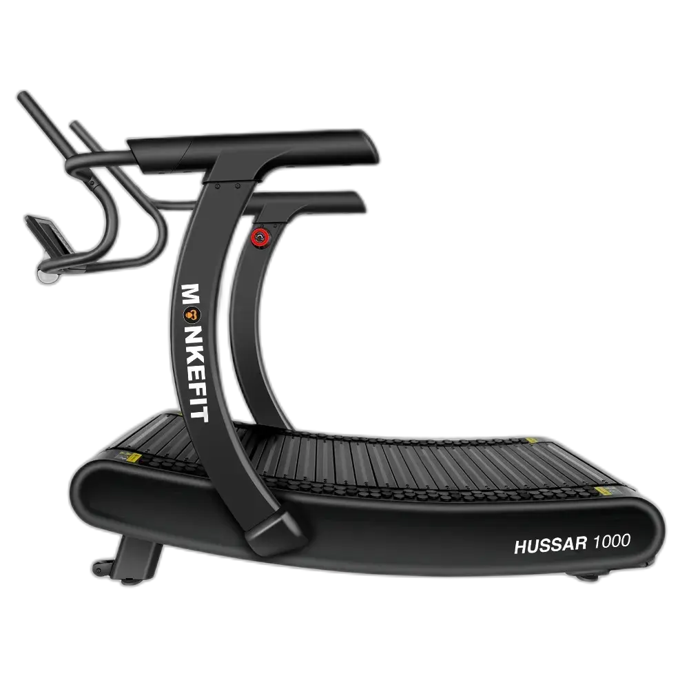 Curved Treadmill, tanpa listrik membakar kalori lebih besar