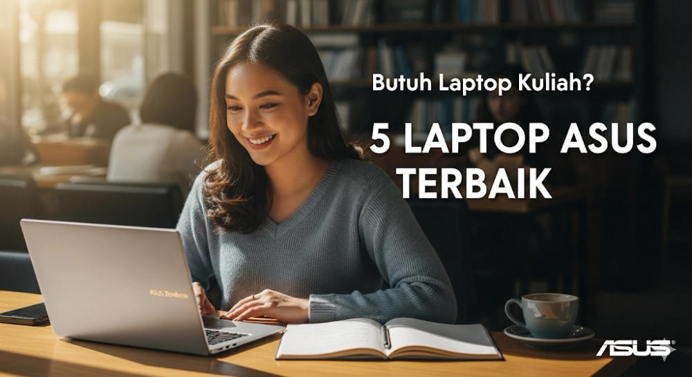 Butuh Untuk Tugas? Simak 5 Pilihan Laptop Asus untuk Kuliah di Sini!