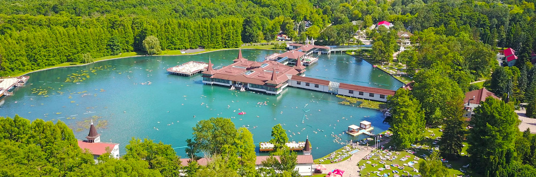 Pobyt v maďarském Hévízu, jen kousek od břehu Balatonu