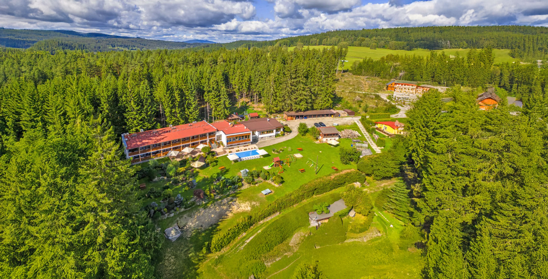 Active relaxation in the Forest Pension Kobylnice on Lipno