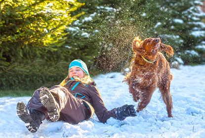 Zimní dovolená s pejskem