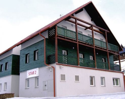 Hotel STAR 2 v zimě