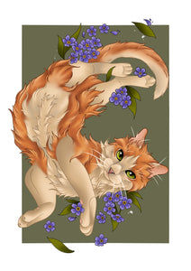 Dreamy Cat Green