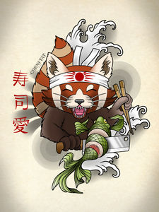 Sushi Love Red Panda