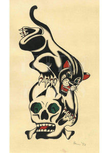 Panther and Skull
