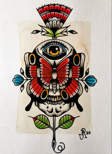 Butterfly Skull
