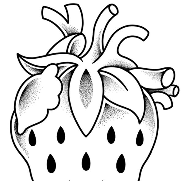 Erdbeerherz