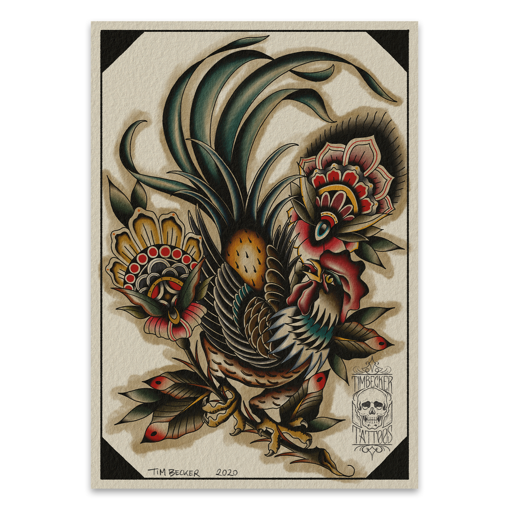 Cock n Flowers