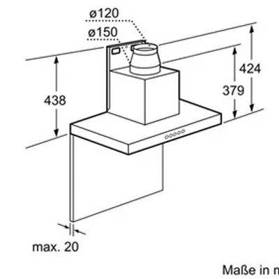 SIEMENS LC78BA542 Wand afzuigkap thumbnail 5