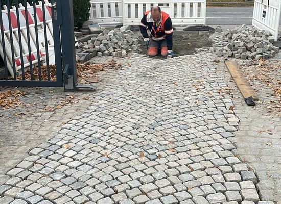 Pflasterbauarbeiten