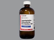 Cyproheptadine Hcl: This is a Syrup imprinted with nothing on the front, nothing on the back.