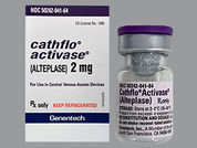 Cathflo Activase: This is a Vial imprinted with nothing on the front, nothing on the back.