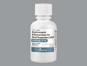 Erythromycin Ethylsuccinate: This is a off-white Suspension Reconstituted Oral imprinted with nothing on the front, nothing on the back, and is manufactured by AMNEAL PHARMACE.
