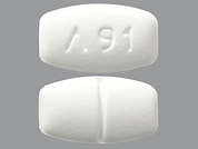 Buspirone Hcl: This is a Tablet imprinted with Logo and 91 on the front, nothing on the back.