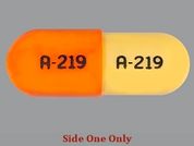 Dantrolene Sodium: This is a Capsule imprinted with A-219 on the front, A-219 on the back.