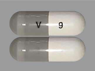 This is a Capsule Er 24 Hr imprinted with V on the front, 9 on the back.