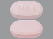 Mavyret: This is a Tablet imprinted with NXT on the front, nothing on the back.