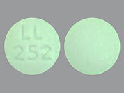 Oscimin: This is a Tablet imprinted with LL  252 on the front, nothing on the back.