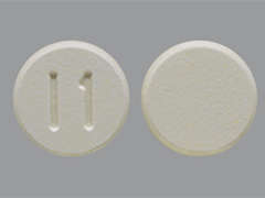 This is a yellow round Tablet Disintegrating imprinted with I1 on the front, nothing on the back, and is manufactured by TEVA USA.