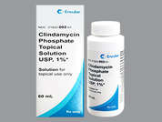 Clindamycin Phosphate: This is a clear Solution Non-oral imprinted with nothing on the front, nothing on the back, and is manufactured by ENCUBE ETHICALS.