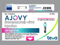 Ajovy Autoinjector 225Mg/1.5 (package of 1.5 ml(s)) Auto-injector