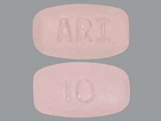 This is a Tablet imprinted with ARI on the front, 10 on the back.