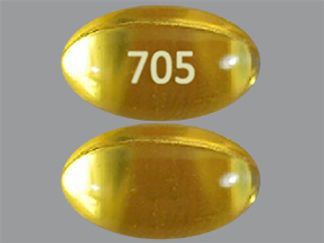 This is a Capsule imprinted with 705 on the front, nothing on the back.