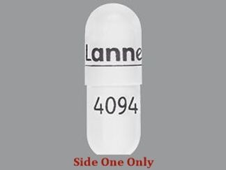 This is a Capsule imprinted with Lannett on the front, 4094 on the back.