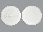 Acyclovir: This is a white round Tablet imprinted with S047 on the front, nothing on the back, and is manufactured by BIONPHARMA INC..